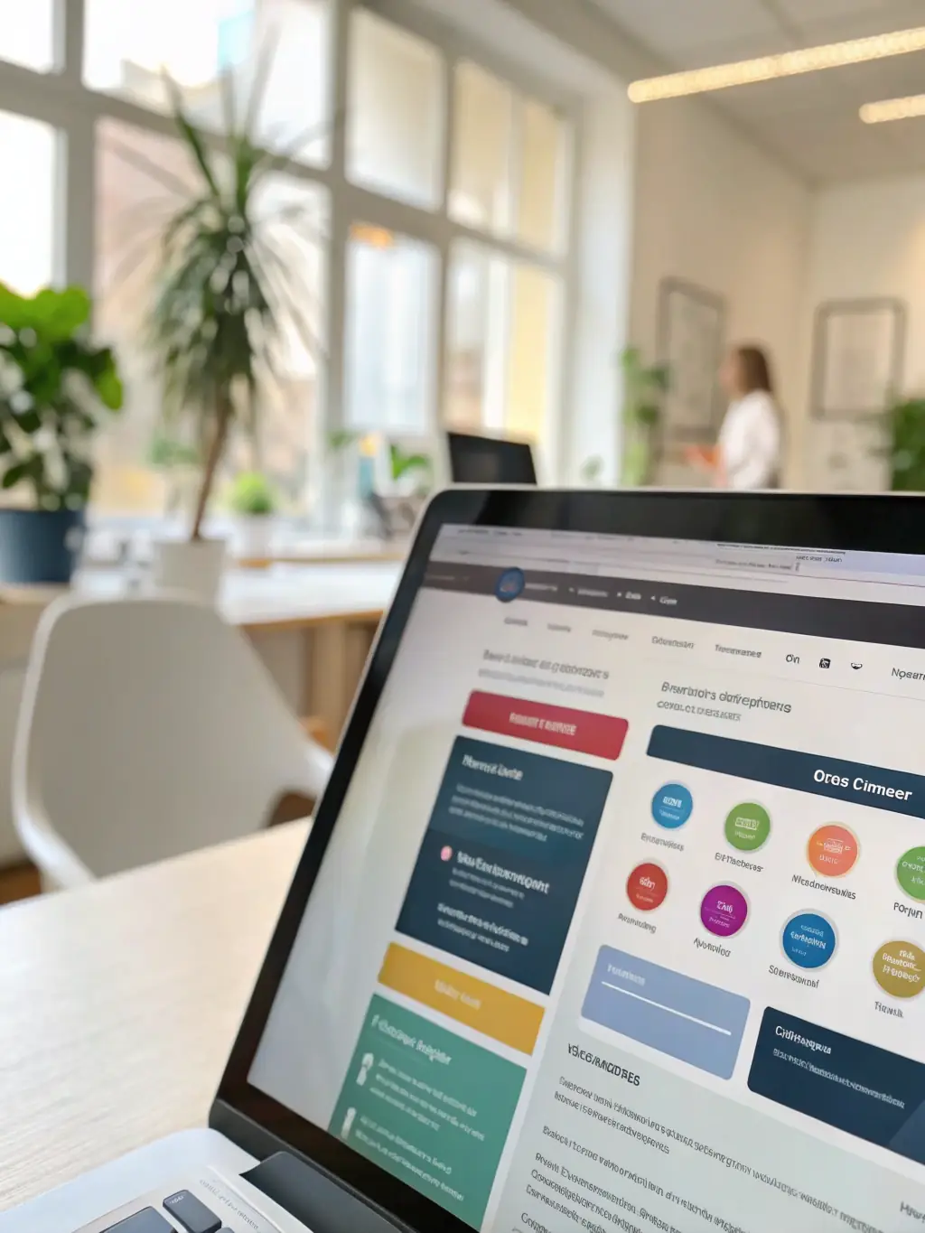 A clean, responsive web design mockup showcasing a user-friendly interface, reflecting Morland.digital's expertise in creating effective online platforms.